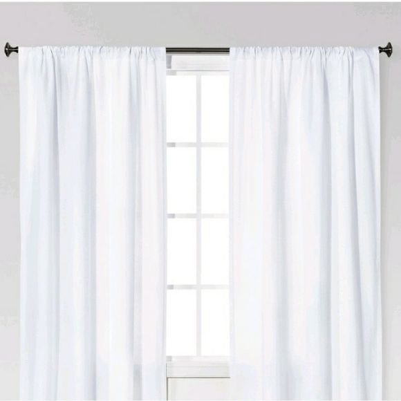 Threshold Other - Farrah curtain panel white
